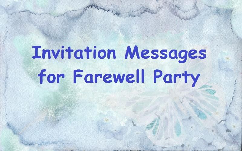 coworker farewell party invitation wording